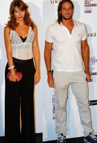 Úrsula Corberó and her former boyfriend, Feliciano Lopez